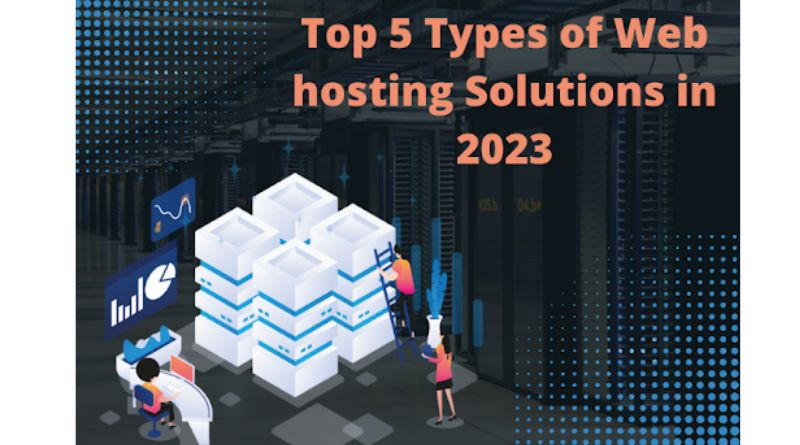 Top 5 Types of Web hosting Solutions in 2023