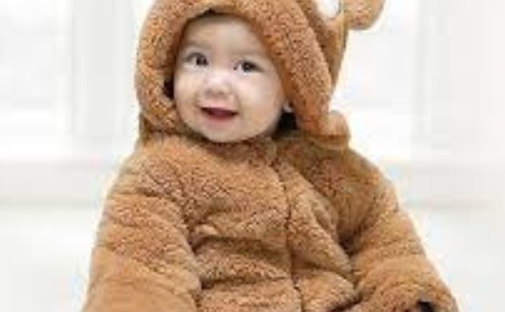 Rs 149 Bear Design Long-Sleeve Baby Jumpsuit: A Perfect Blend of Comfort and Cuteness