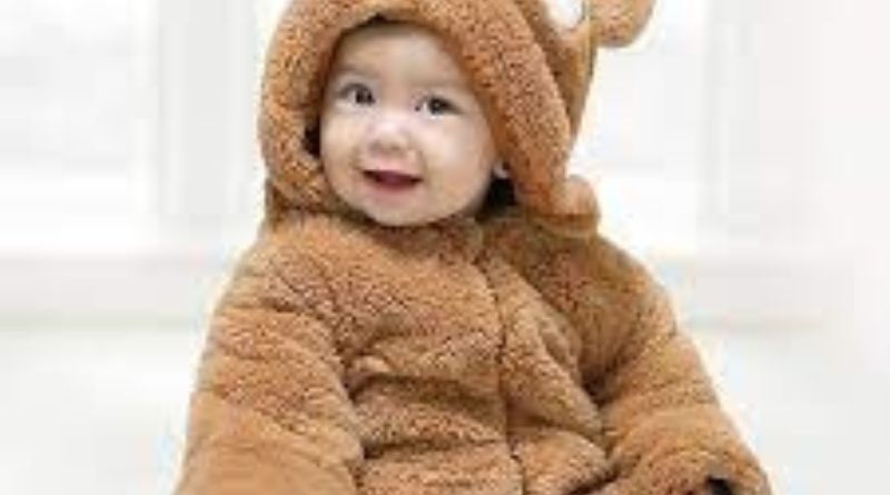 Rs 149 Bear Design Long-Sleeve Baby Jumpsuit: A Perfect Blend of Comfort and Cuteness